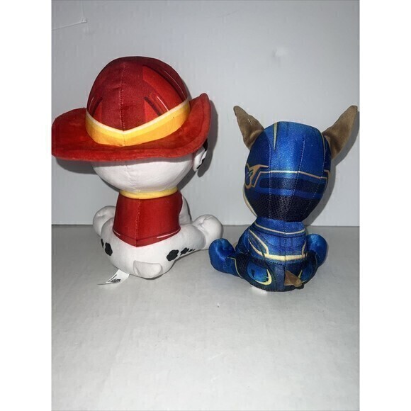 Nickelodeon Paw Patrol Chase 7” & Marshall 9” Plush Stuffed Animal Pair - Picture 3 of 7